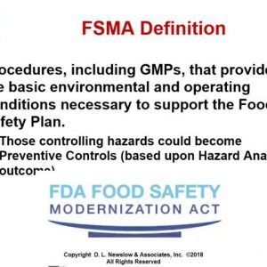 Food Safety HACCP Prerequisite Programs