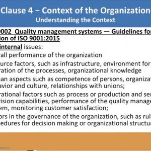 Putting the Context of the Organization into Context